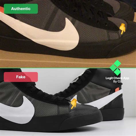 nike off white blazer fake vs real - Nike Blazer grim reaper.